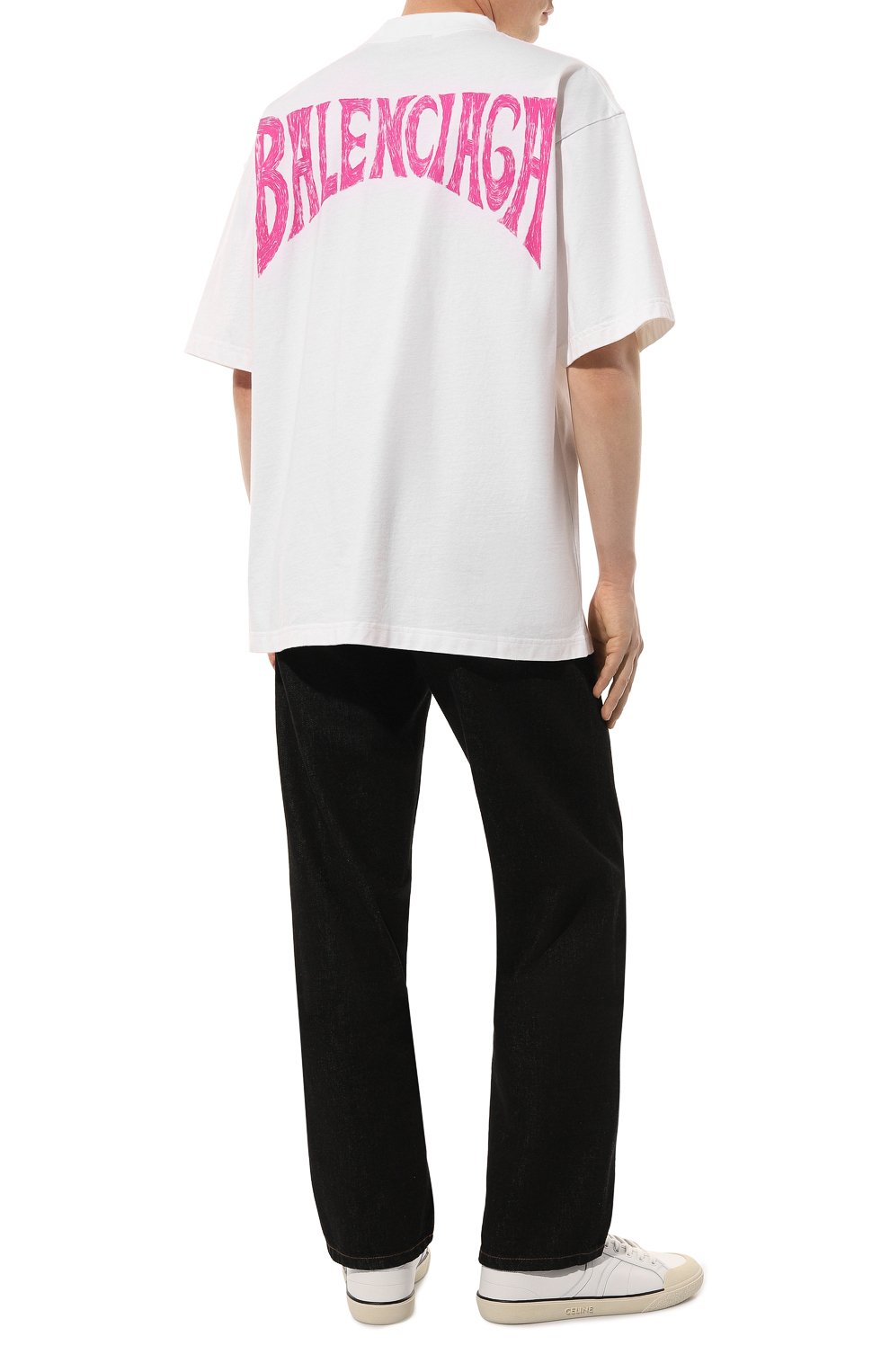 Хлопковая футболка BALENCIAGA, арт. 764235/TPVU4, фото 2