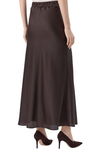 Юбка D.EXTERIOR темно-коричневого цвета по цене 39950 руб., арт. 61717, фото 4 Юбка D.EXTERIOR, арт. 61717, фото 4