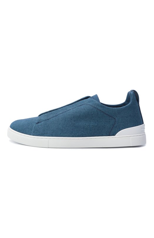 Текстильные кеды Triple Stitch Zegna S7981Z/LHLNA Синий  S7981Z/LHLNA Фото 4