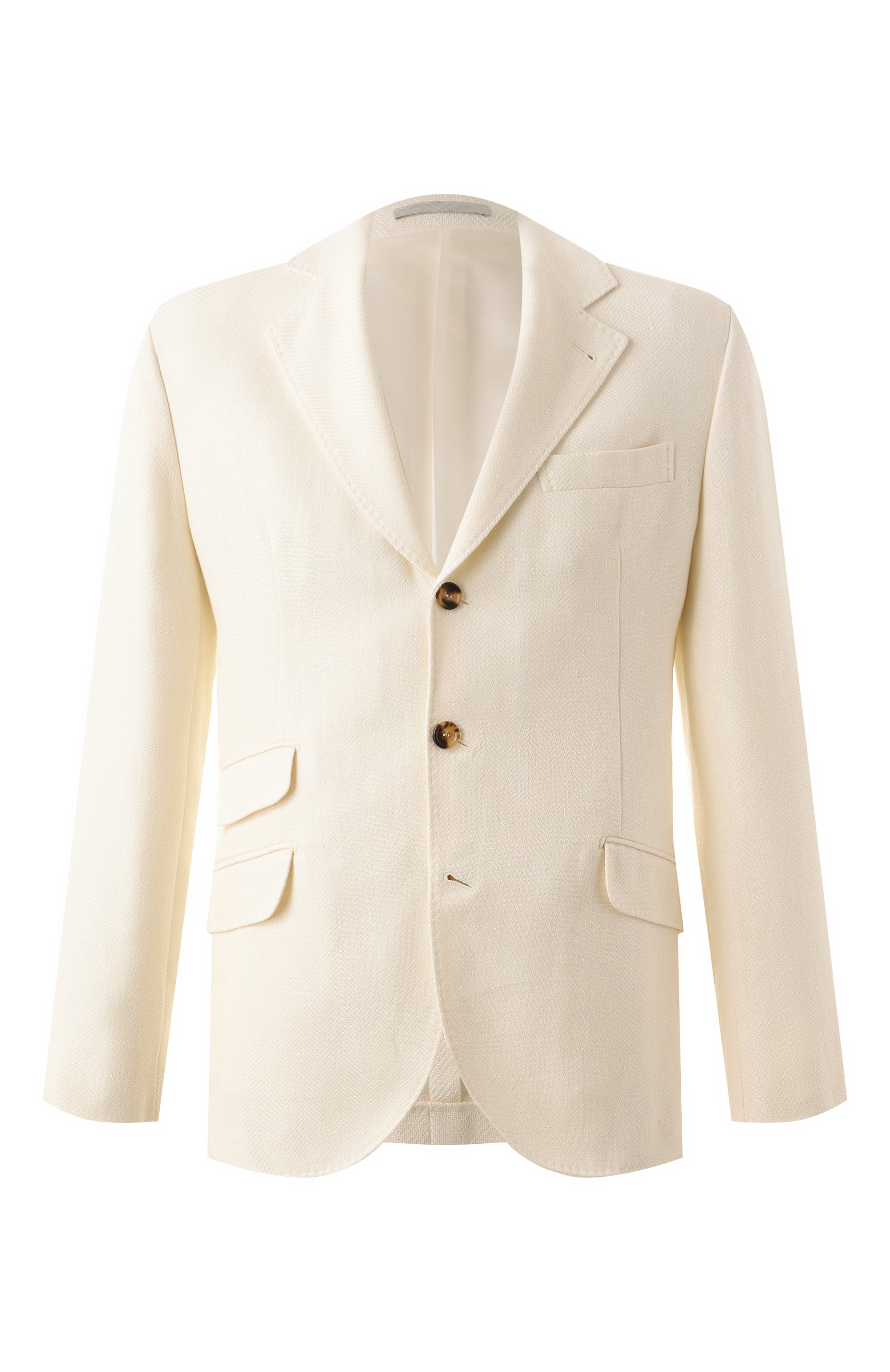 Пиджак изо льна и шелка BRUNELLO CUCINELLI, арт. MB4197BWDP, фото 1