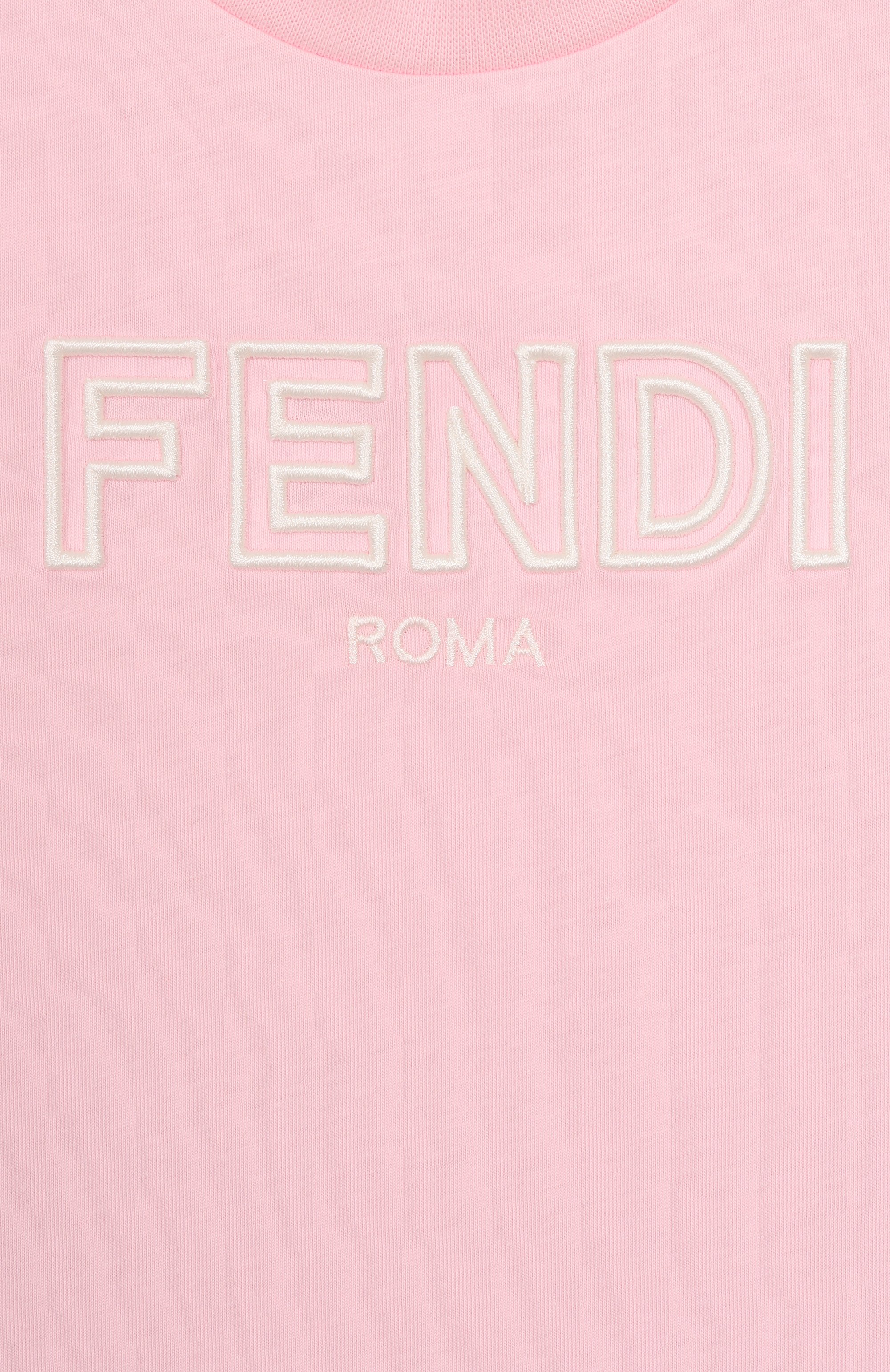 Хлопковая футболка FENDI, арт. JUI159/7AJ/4-6, фото 3