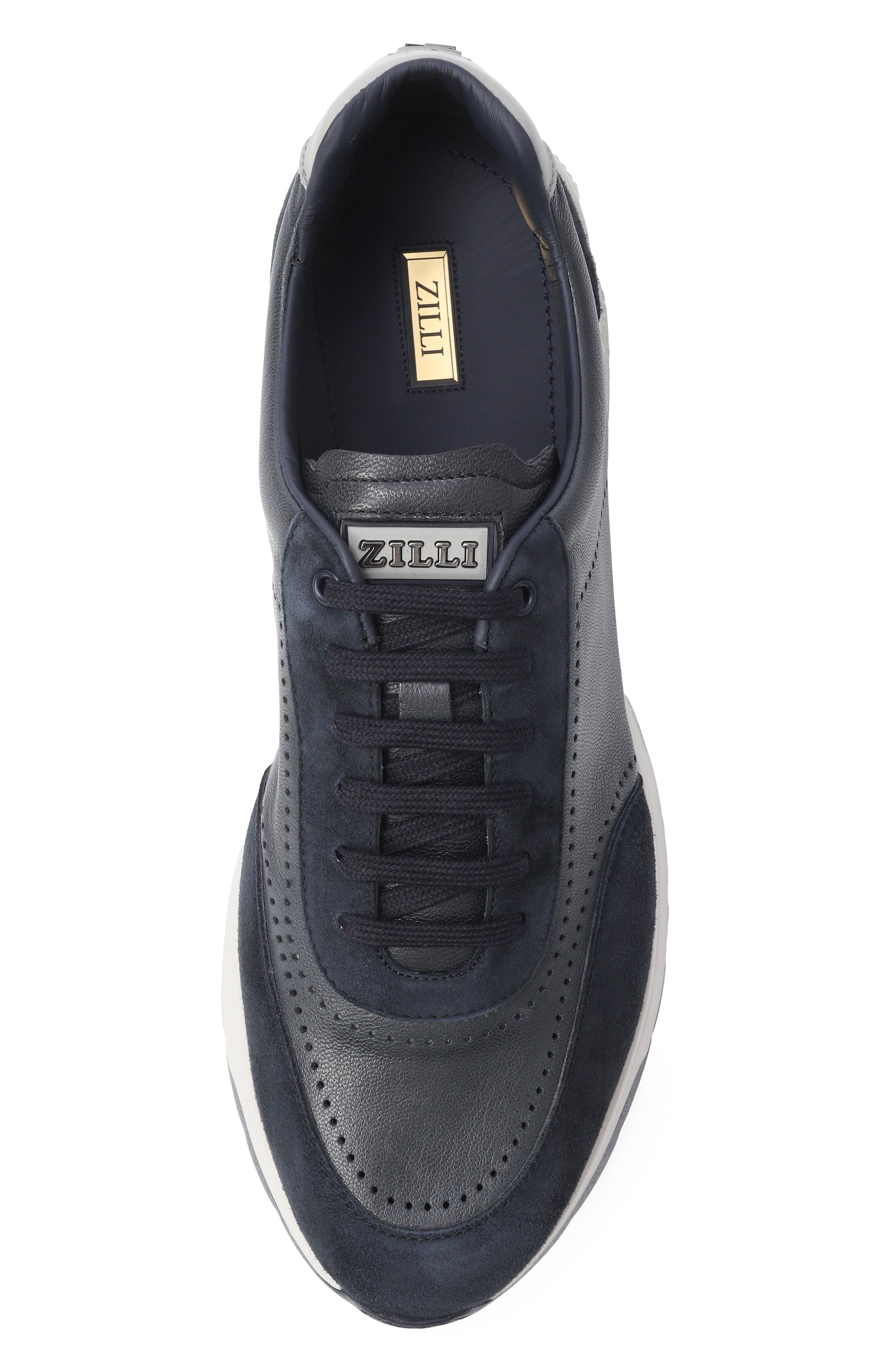 Кожаные кроссовки ZILLI, арт. H0291AM1250VZEV12, фото 5