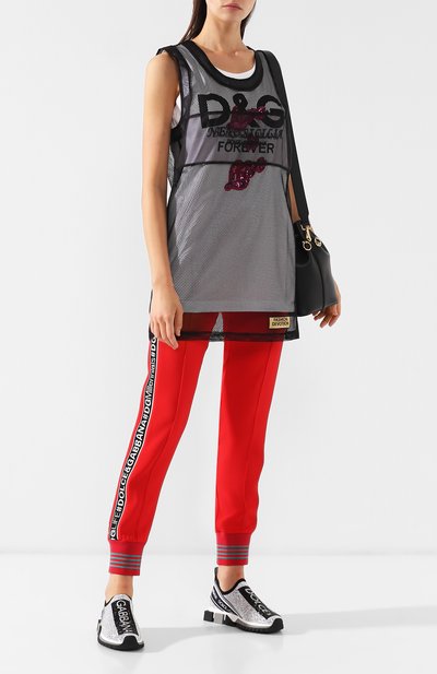 Топ в сетку с логотипом бренда DOLCE & GABBANA, арт. F7A4MZ/FLMJ4, фото 2