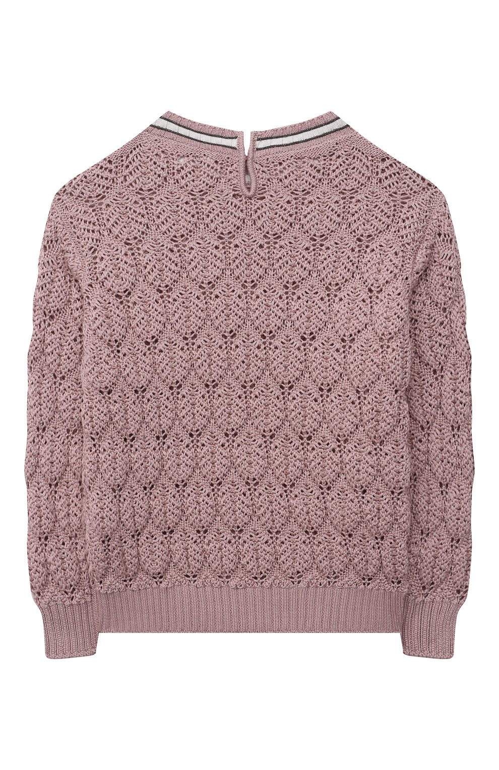 Хлопковый пуловер BRUNELLO CUCINELLI, арт. B58M70200A, фото 2