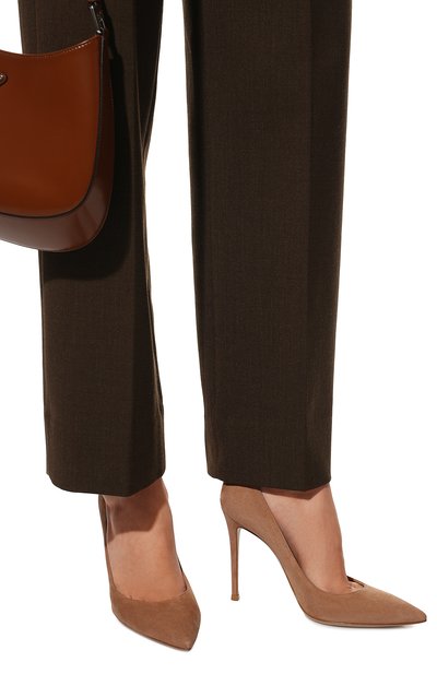 Замшевые туфли gianvito 105 GIANVITO ROSSI бежевого цвета по цене 89950 руб., арт. G28470.15RIC.CAMPRAL, фото 3 Замшевые туфли gianvito 105 GIANVITO ROSSI, арт. G28470.15RIC.CAMPRAL, фото 3