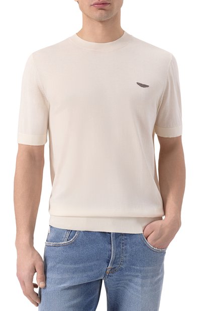 Джемпер из шелка и хлопка boss x aston martin BOSS CAMEL, арт. 50538092, фото 3