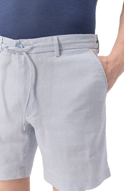 Шорты изо льна и вискозы BOSS, арт. 50538016, фото 5