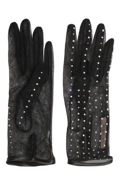 Перчатки с отделкой стразами GUCCI, арт. 681600 3HE19, фото 3