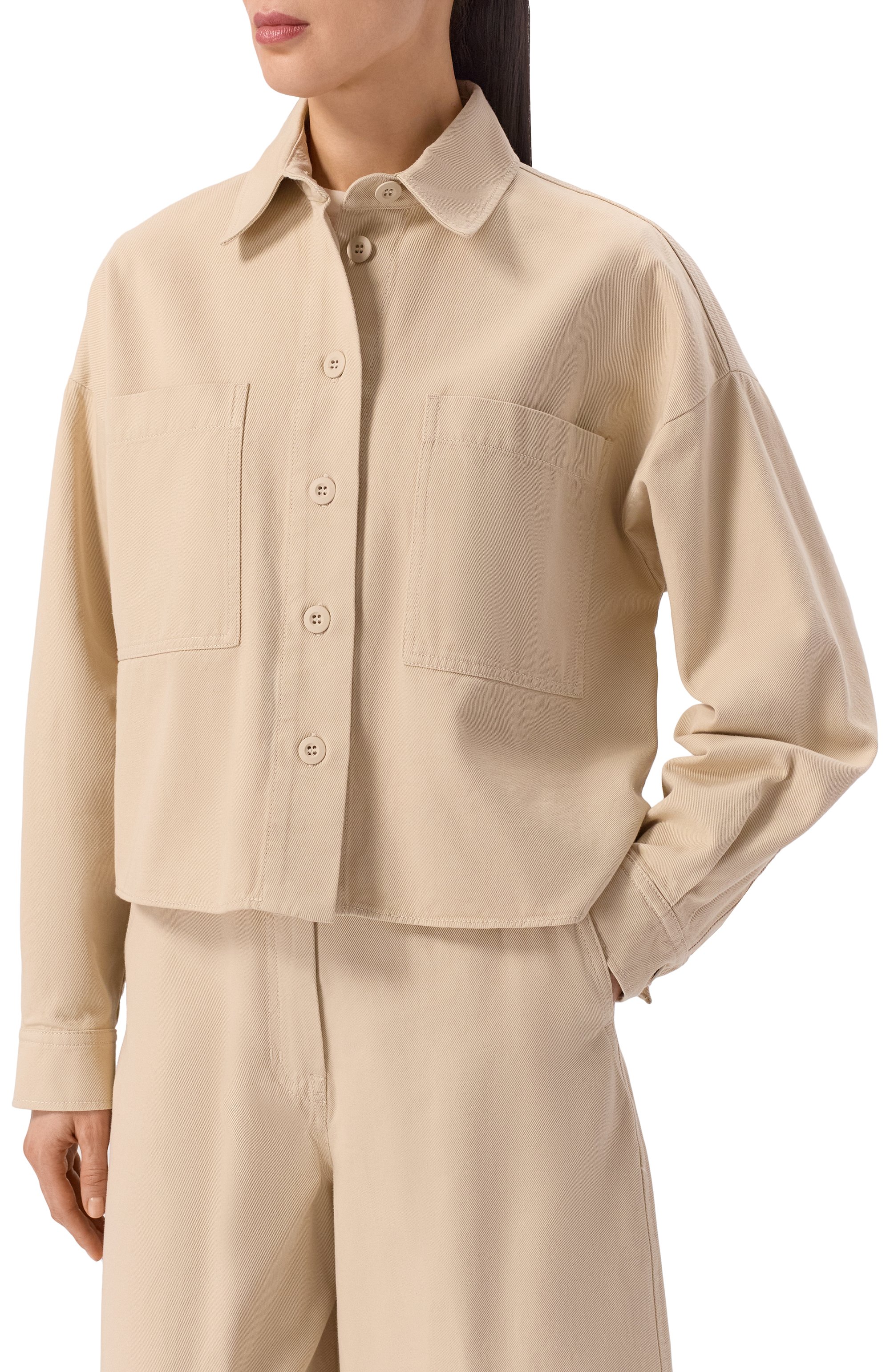 Хлопковая рубашка WEEKEND MAX MARA, арт. RADENTE, фото 3