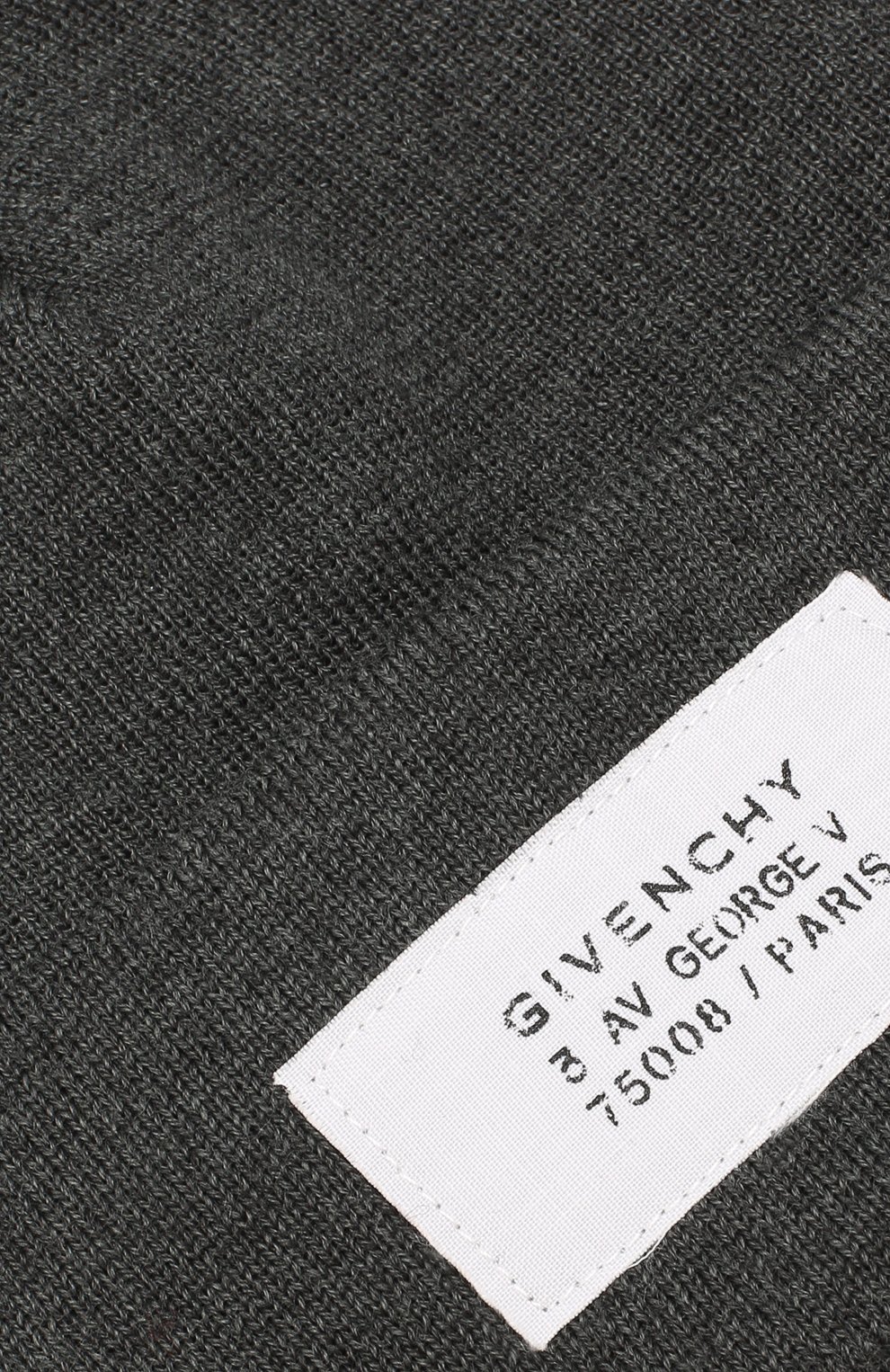 Шапка GIVENCHY серого цвета по цене 16850 руб., арт. GVCAPP/U1598, фото 3 Шапка GIVENCHY, арт. GVCAPP/U1598, фото 3