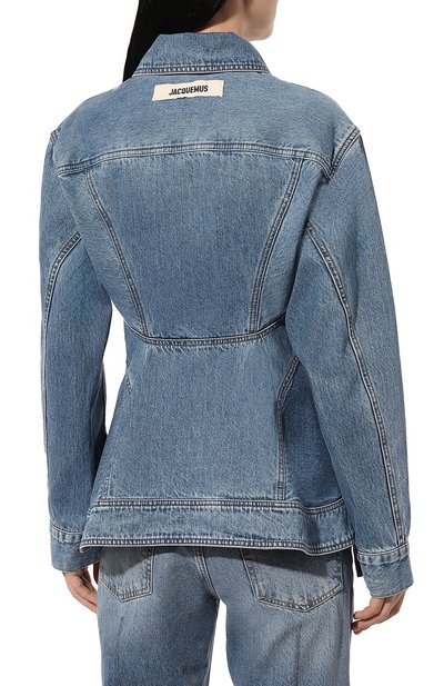Джинсовый жакет JACQUEMUS, арт. 23H/233DE028-1015, фото 4