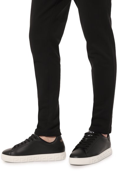 Кеды из экокожи greca VERSACE, арт. 1014460/1A09608, фото 3