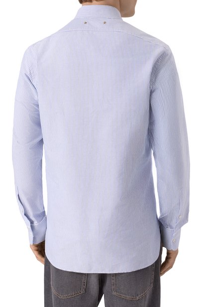 Хлопковая рубашка GOLDEN GOOSE DELUXE BRAND, арт. GMP00246.P000548, фото 4