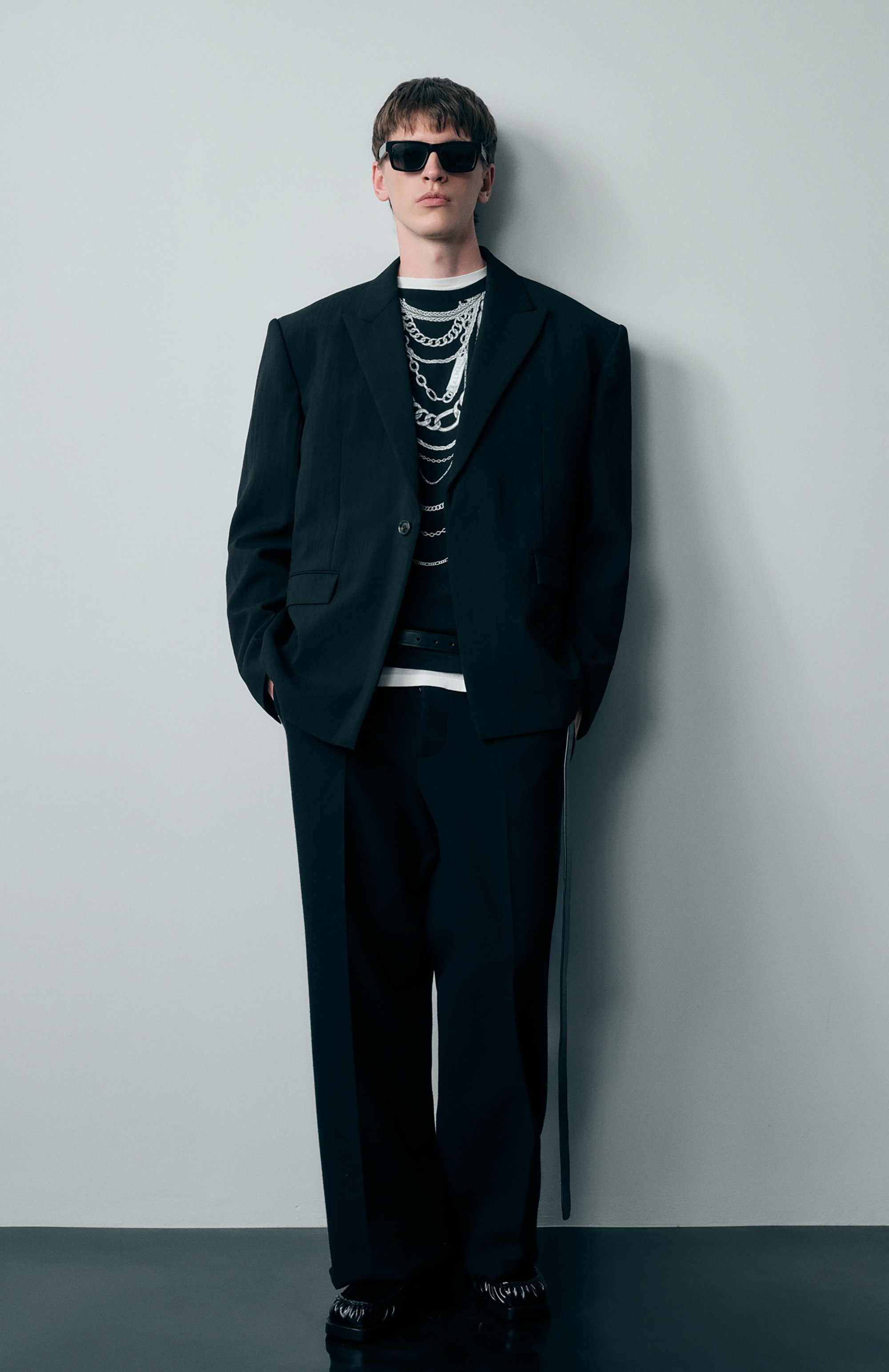 Шерстяные брюки ANN DEMEULEMEESTER, арт. B0011607/FA207, фото 6