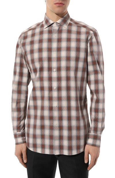 Хлопковая рубашка ZEGNA, арт. UCX21A6/SRF5, фото 3