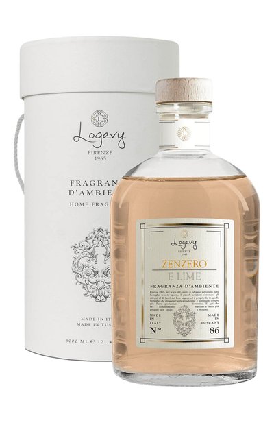 Диффузор zenzero e lime / "имбирь & лайм" (ваза 3000ml + рефил 6x500ml) LOGEVY FIRENZE 1965, арт. 8050519370851, фото 2