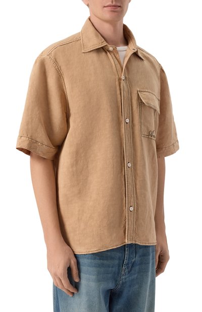 Рубашка изо льна и лиоцелла AMIRI, арт. AMT0SH1156, фото 3