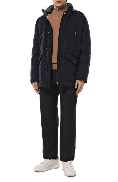 Шерстяной пуховик BRUNELLO CUCINELLI, арт. MM4631823, фото 2