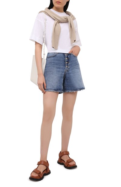 Джинсовые шорты TWO WOMEN IN THE WORLD, арт. L0LA/A1NG7Q, фото 2