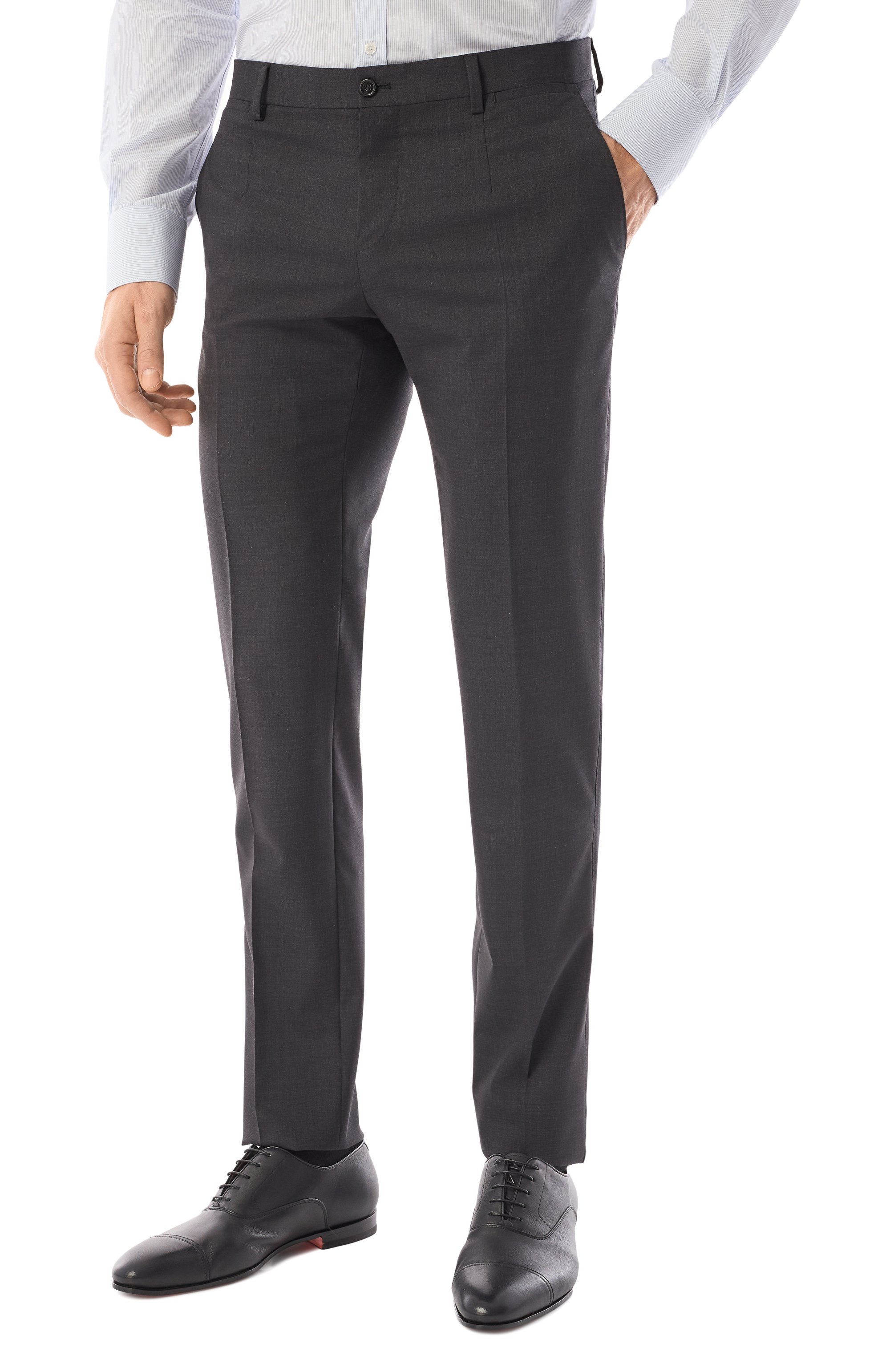 Шерстяной костюм DOLCE & GABBANA темно-серого цвета по цене 239000 руб., арт. GK0EMT/GG187, фото 6 Шерстяной костюм DOLCE & GABBANA, арт. GK0EMT/GG187, фото 6