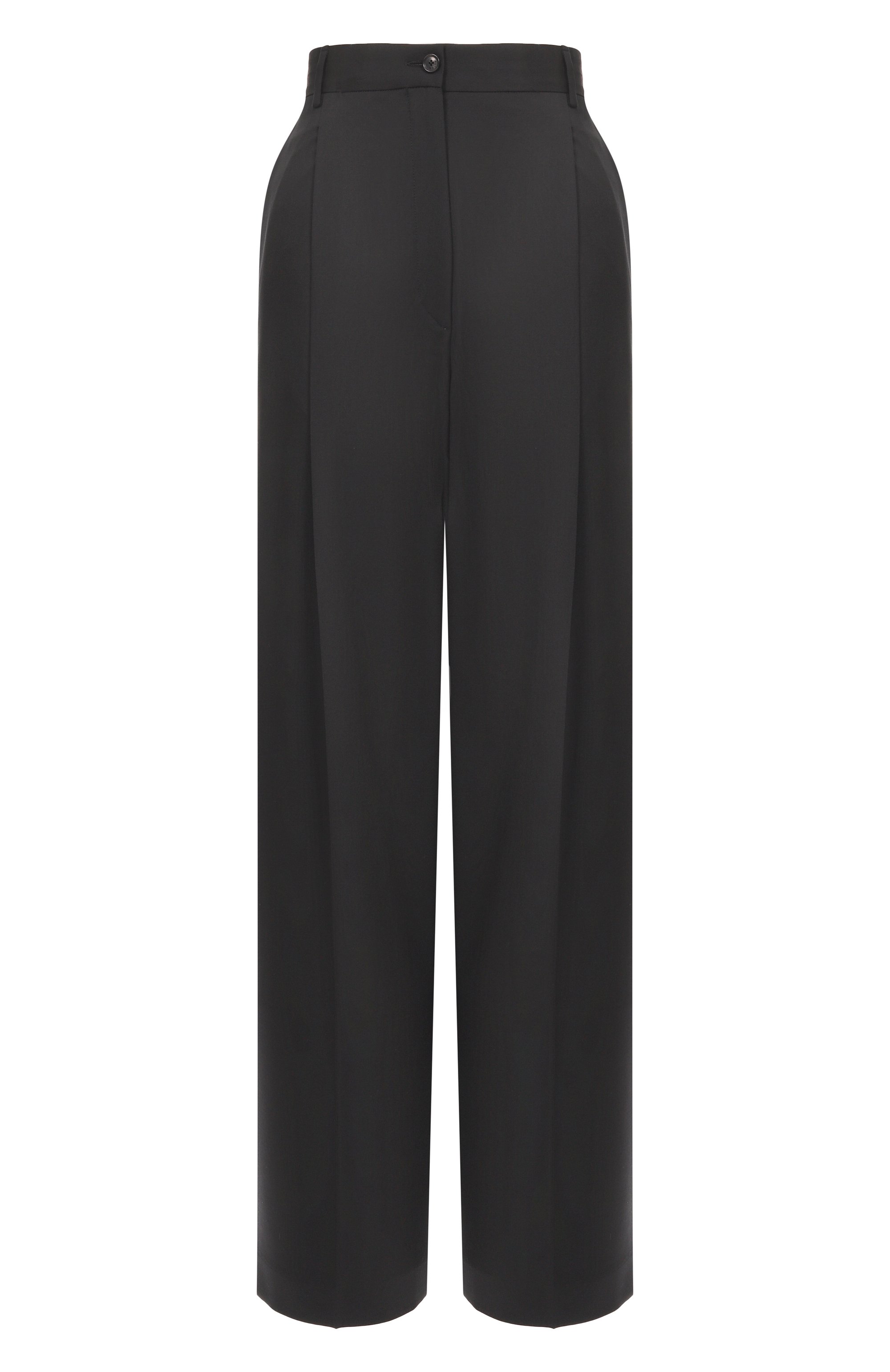 Шерстяные брюки KITON черного цвета по цене 166000 руб., арт. D60101K0558G01, фото 1 Шерстяные брюки KITON, арт. D60101K0558G01, фото 1