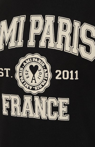 Хлопковая футболка AMI, арт. HTS010 702, фото 5