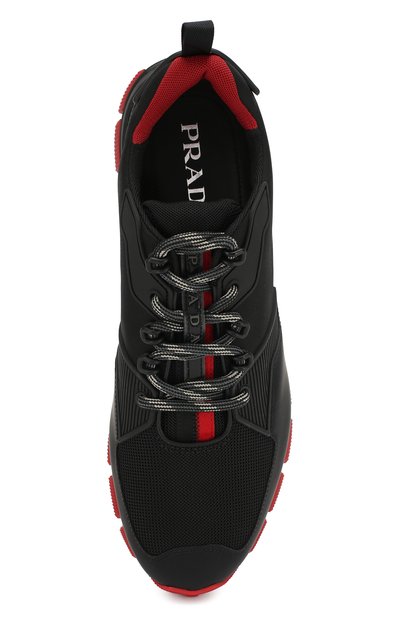 Комбинированные кроссовки PRADA, арт. 4E3147-1OZ0-F0H0Y, фото 5