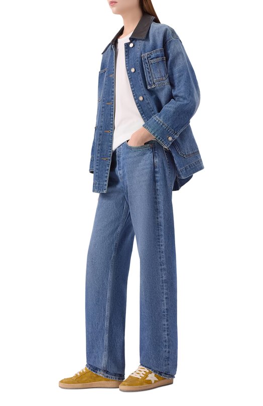 Замшевые кеды Ball Star Golden Goose Deluxe Brand GWF00117.F007473 Бежевый  GWF00117.F007473 Фото 3