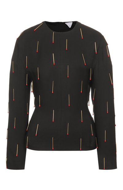 Женская блузка из вискозы BOTTEGA VENETA, арт. 832228/V35B0