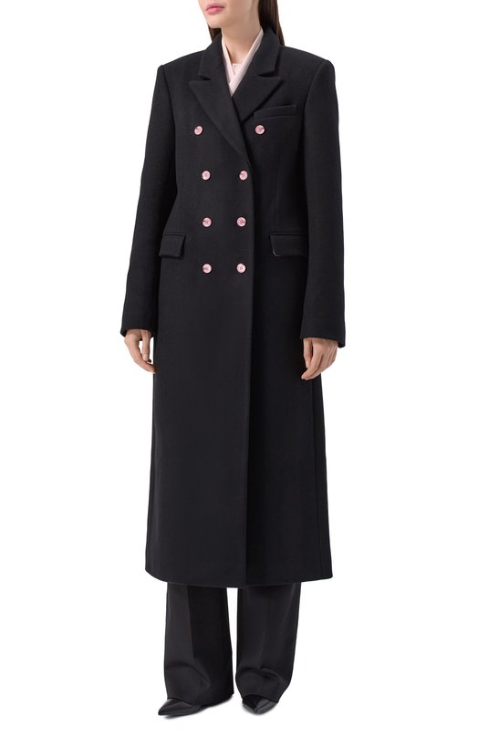 Пальто из шерсти и кашемира Lesyanebo LN01H-971_TH Чёрный  LN01H-971_TH Фото 3