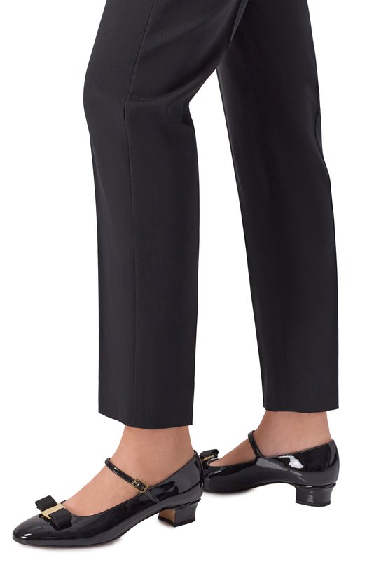 Лакированные туфли Vara Bow 30 Ferragamo 01L345/790 Чёрный  01L345/790 Фото 2