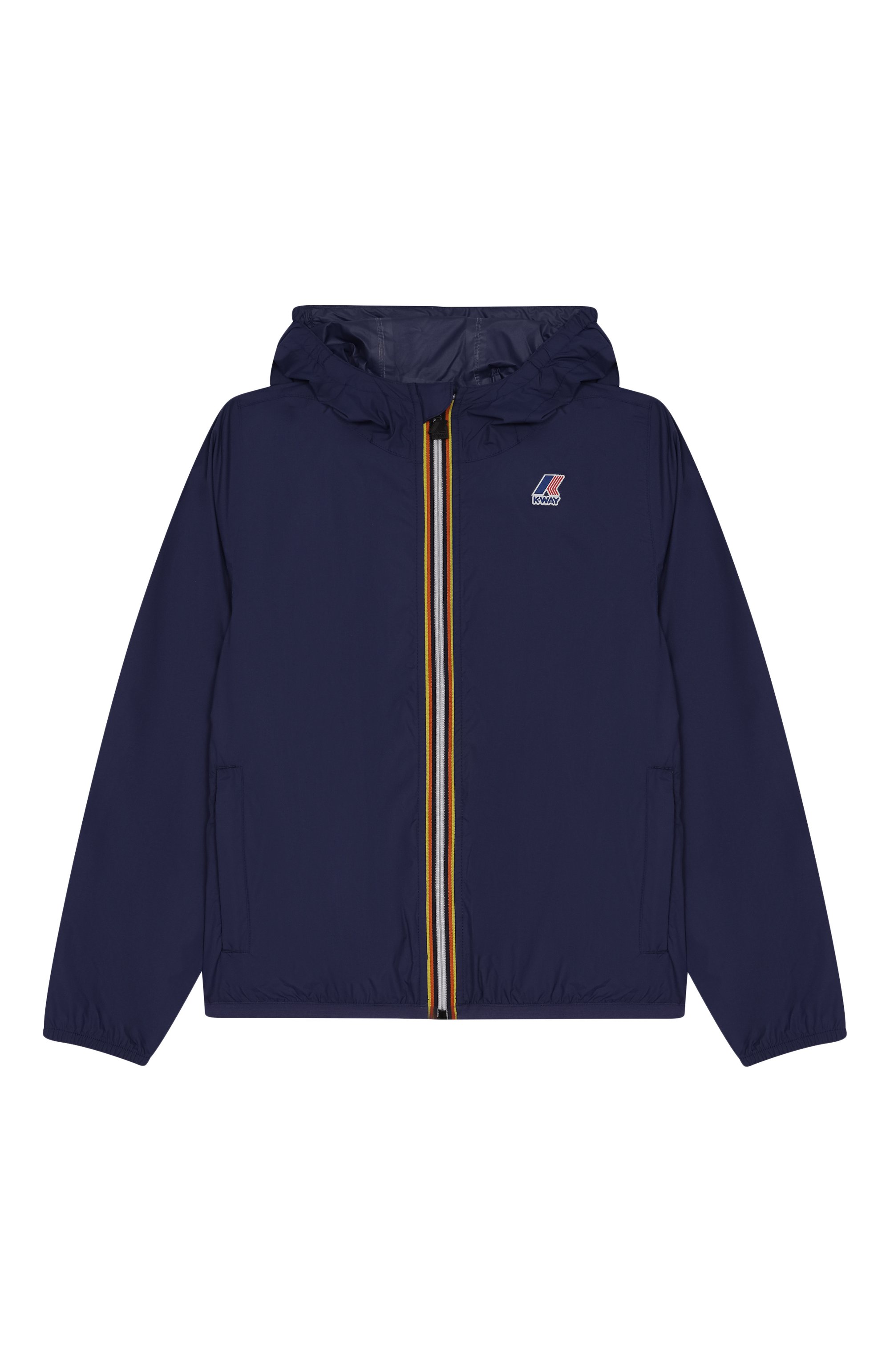 Ветровка K-WAY синего цвета по цене 10450 руб., арт. K61336W/3A-8A, фото 1 Ветровка K-WAY, арт. K61336W/3A-8A, фото 1