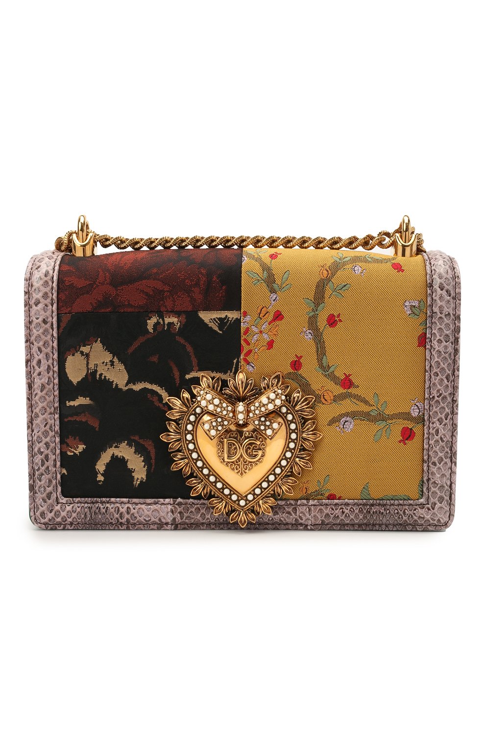 Сумка devotion small DOLCE & GABBANA разноцветного цвета по цене 340000 руб., арт. BB6652/A8M84, фото 1 Сумка devotion small DOLCE & GABBANA, арт. BB6652/A8M84, фото 1