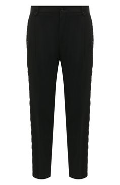Брюки из шерсти и хлопка DOLCE & GABBANA, арт. GWTZAZ/FURIM, фото 1