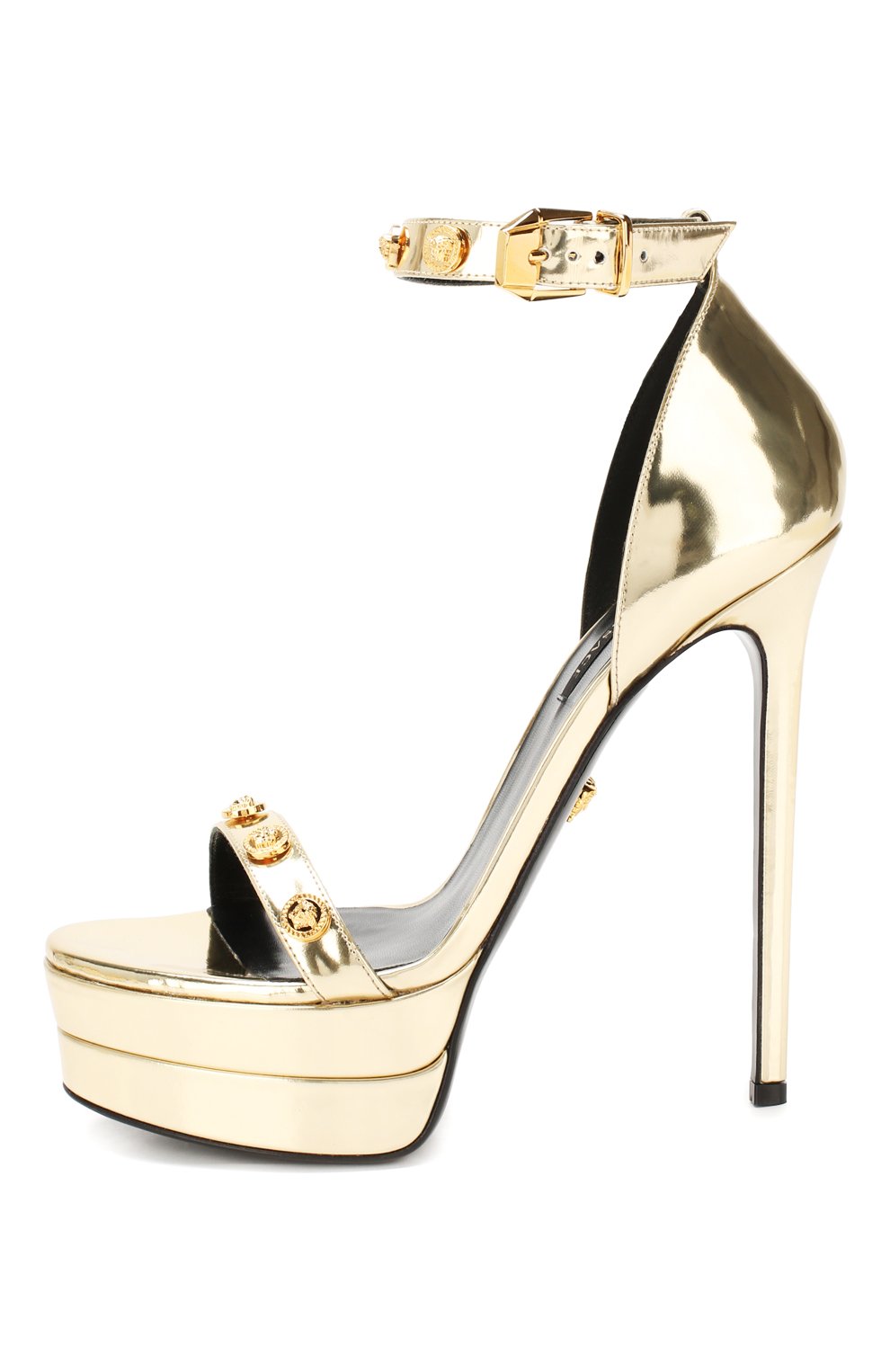 Кожаные босоножки tribute VERSACE, арт. DSR935S/DVTSP, фото 3