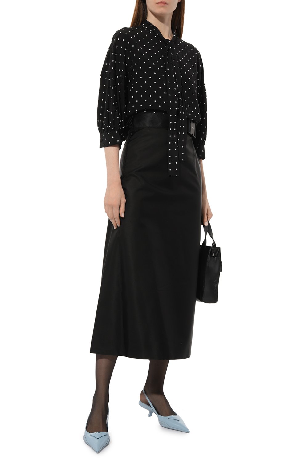 Шелковая блузка PRADA, арт. P495EG-1YHP-F057Z-211, фото 2
