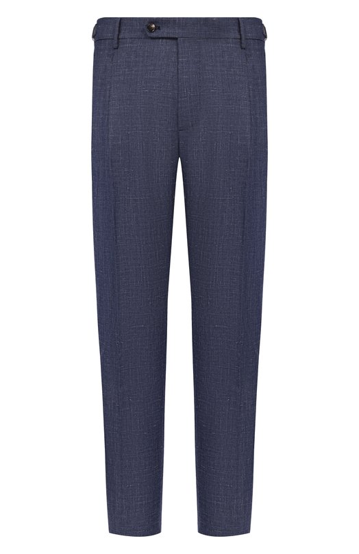 Брюки из шерсти и шелка Berwich RETR0L0NG/MZ1230 Синий RETR0L0NG/MZ1230