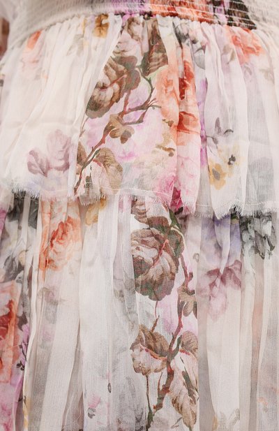 Шелковое платье ZIMMERMANN, арт. 9902DBRG, фото 5