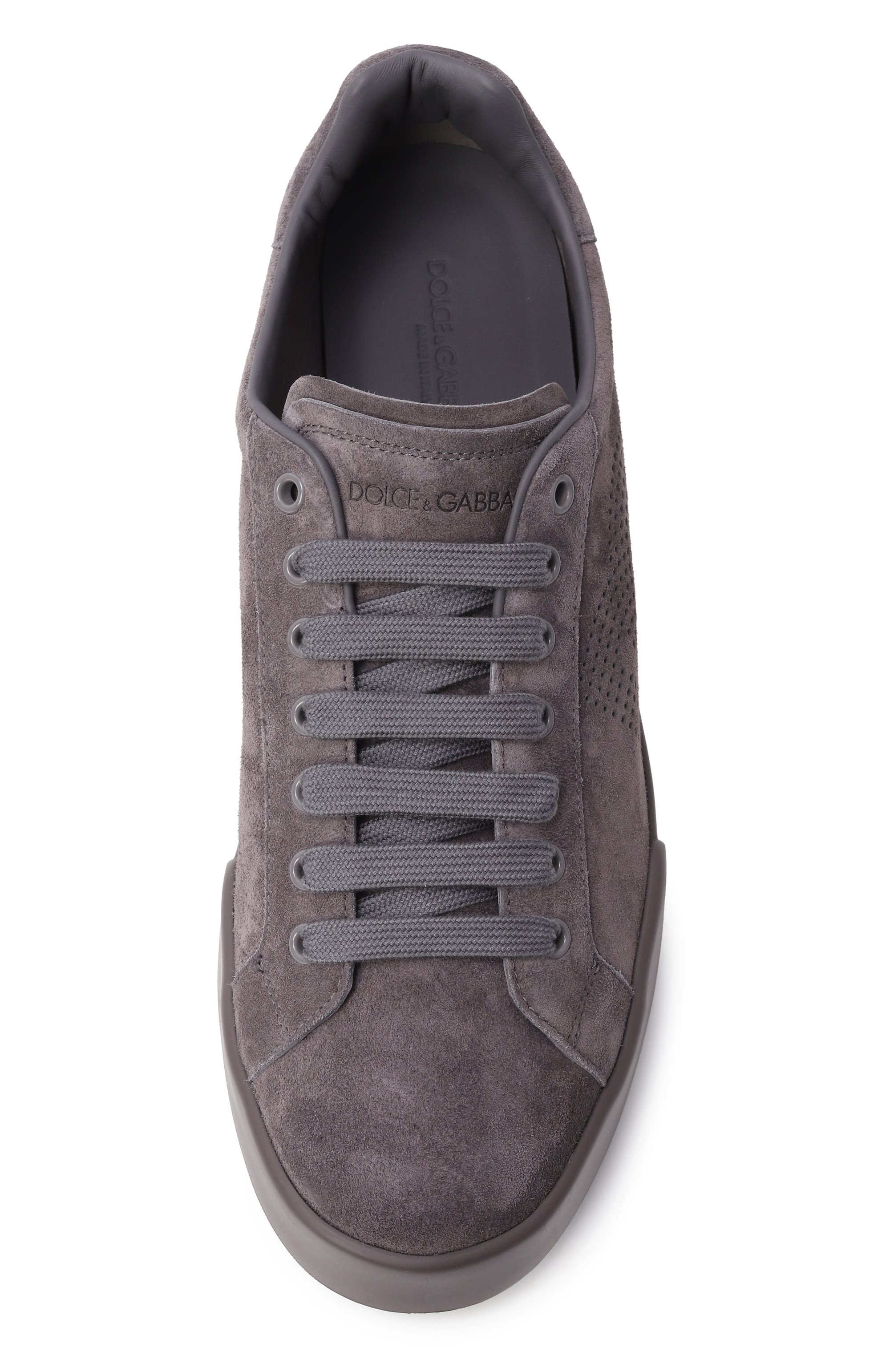 Замшевые кеды strobel portofino light DOLCE & GABBANA, арт. CS2324/A9T67, фото 6