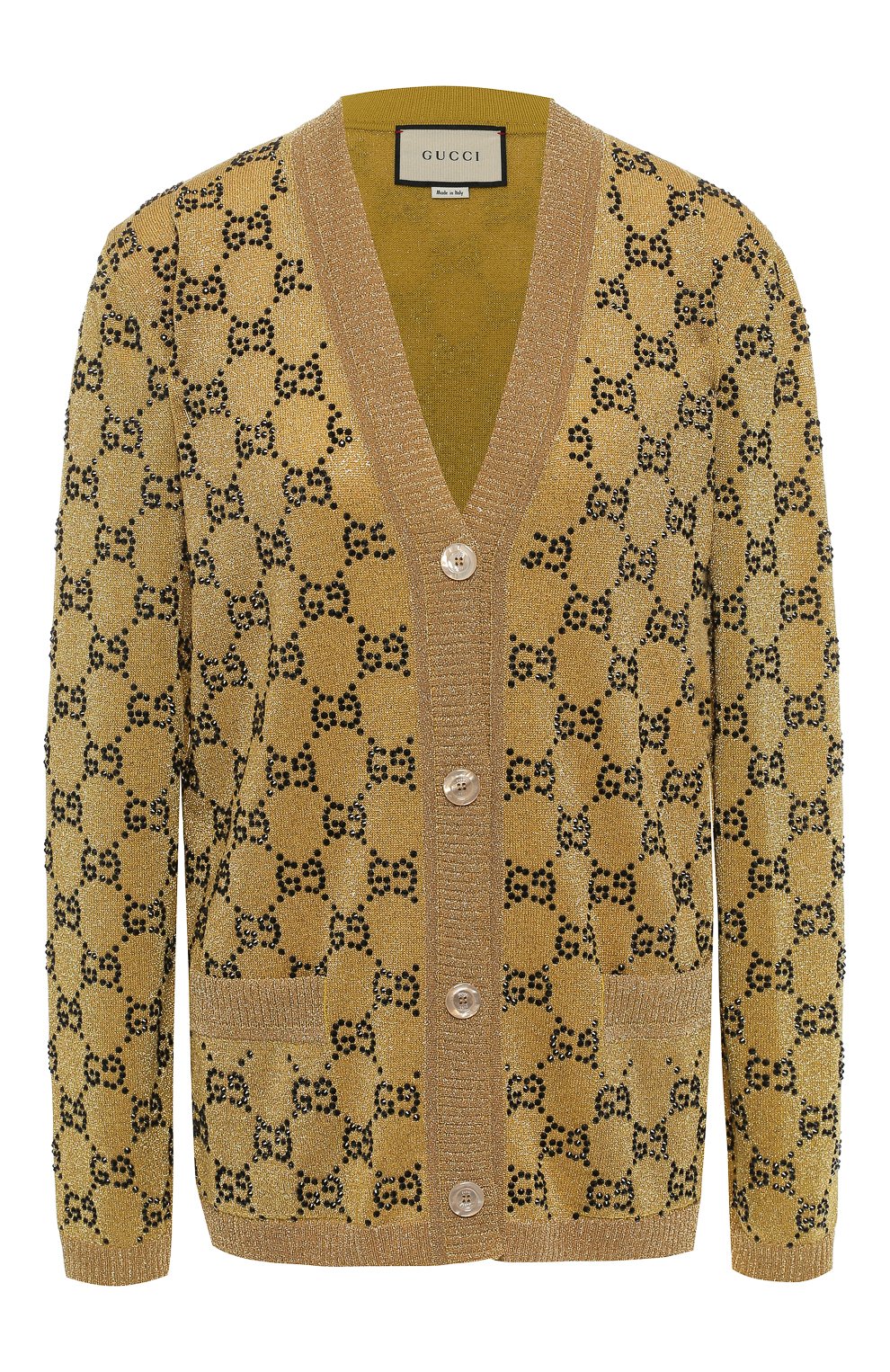 Кардиган с декоративной отделкой GUCCI, арт. 555043/XKAHX, фото 1