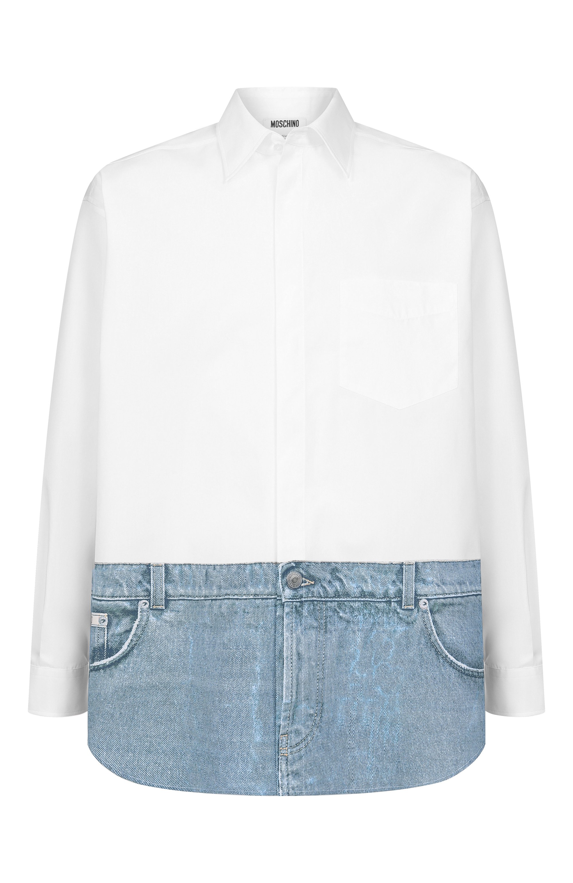 Хлопковая рубашка MOSCHINO, арт. A0228/0235, фото 1