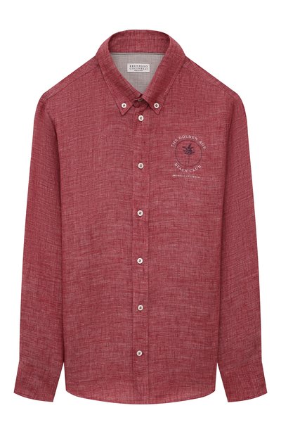 Льняная рубашка BRUNELLO CUCINELLI, арт. BM633C305C