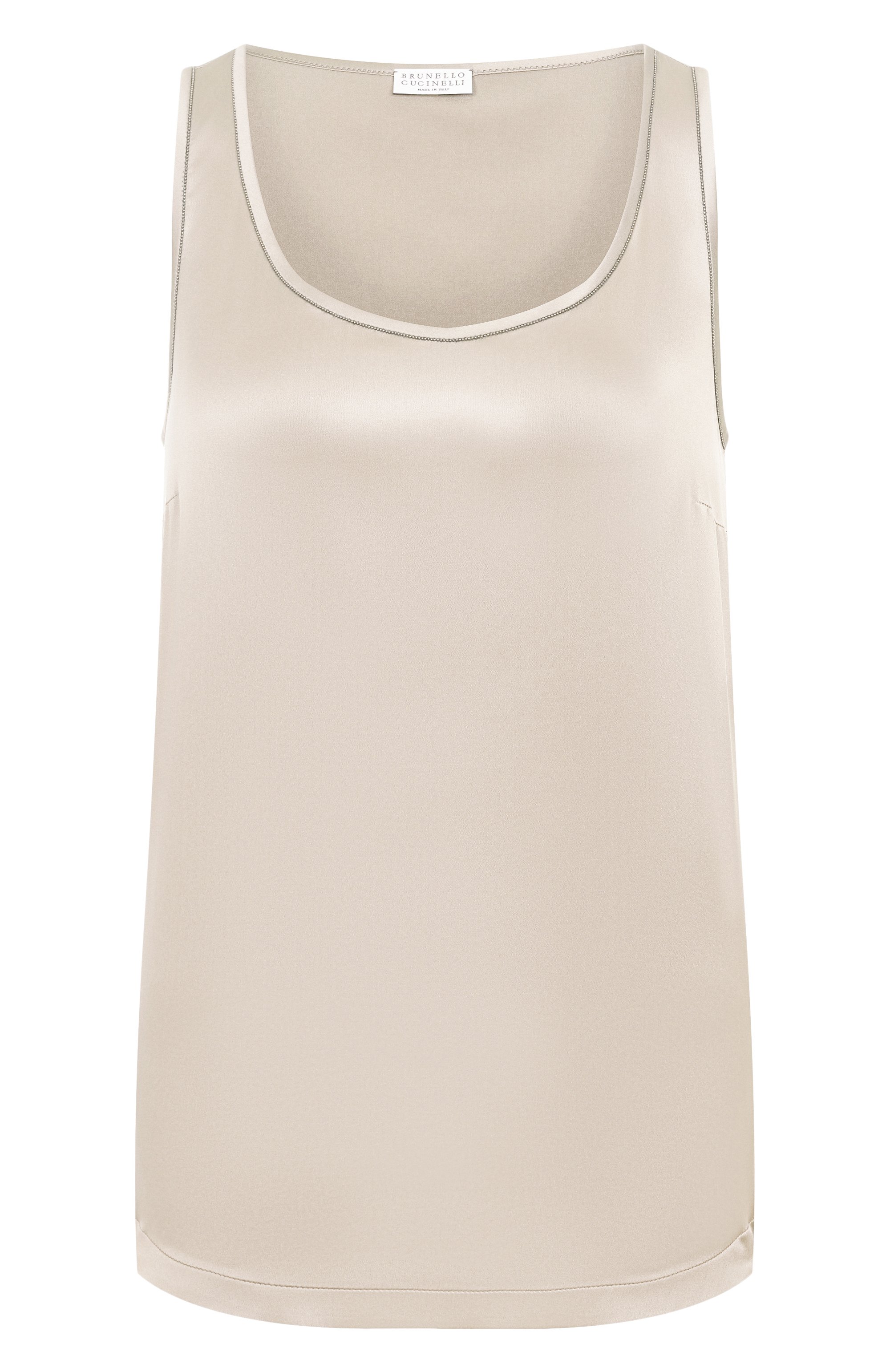 Атласный топ BRUNELLO CUCINELLI, арт. M0C59DE330, фото 1