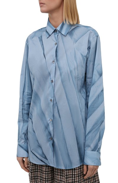 Хлопковая рубашка DRIES VAN NOTEN, арт. 212-010767-3074, фото 3
