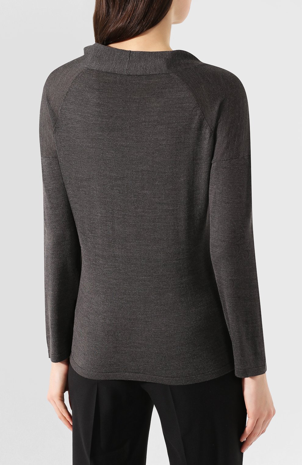 Пуловер из смеси шерсти и шелка GIORGIO ARMANI, арт. 3HAMA4/AMA4Z, фото 4
