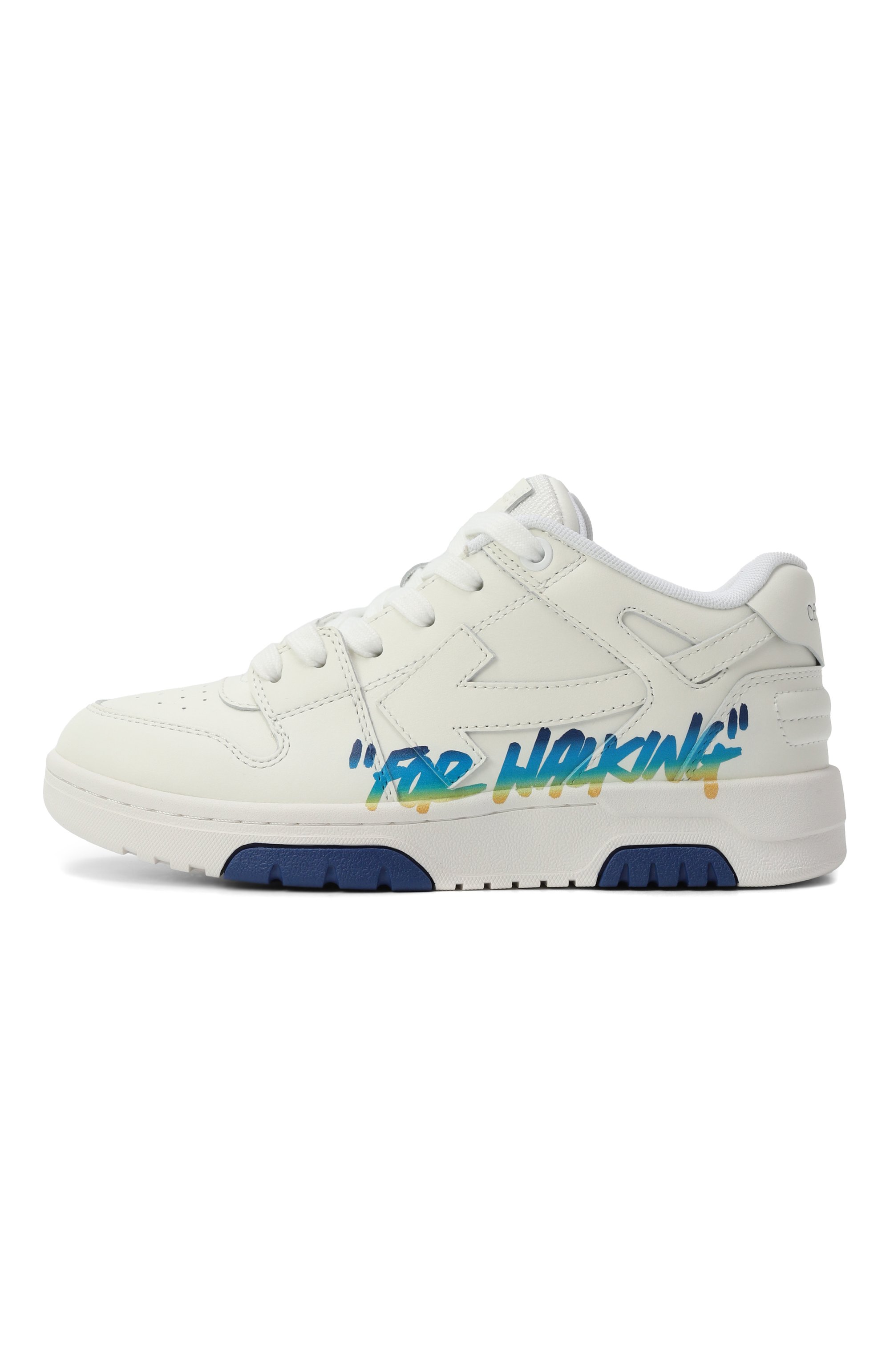 Кожаные кеды out of office OFF-WHITE, арт. 0BIA011S25LEA002/34-36, фото 2