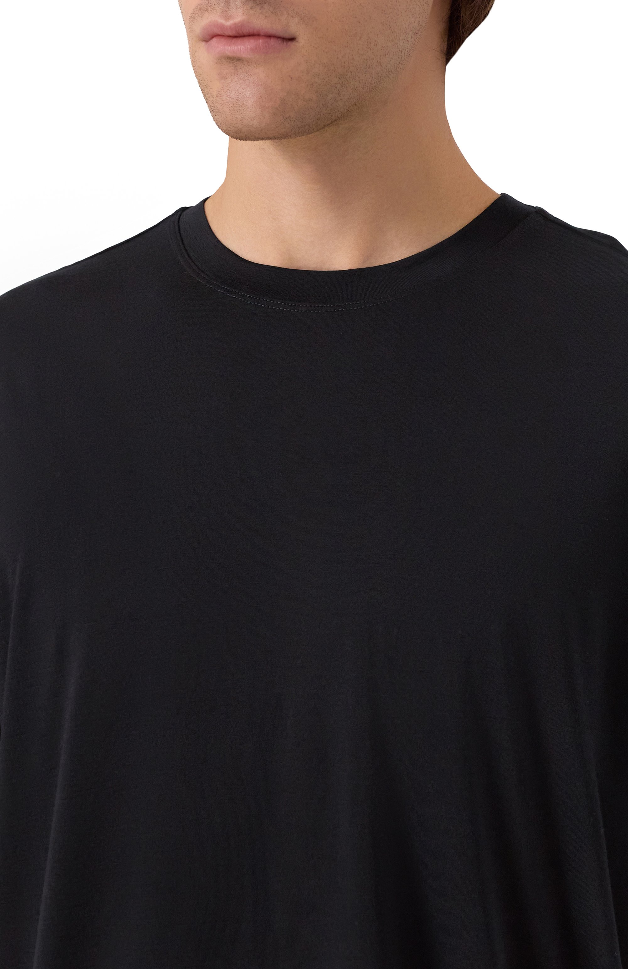 Шерстяная футболка BOGNER черного цвета по цене 23700 руб., арт. 58499692, фото 5 Шерстяная футболка BOGNER, арт. 58499692, фото 5