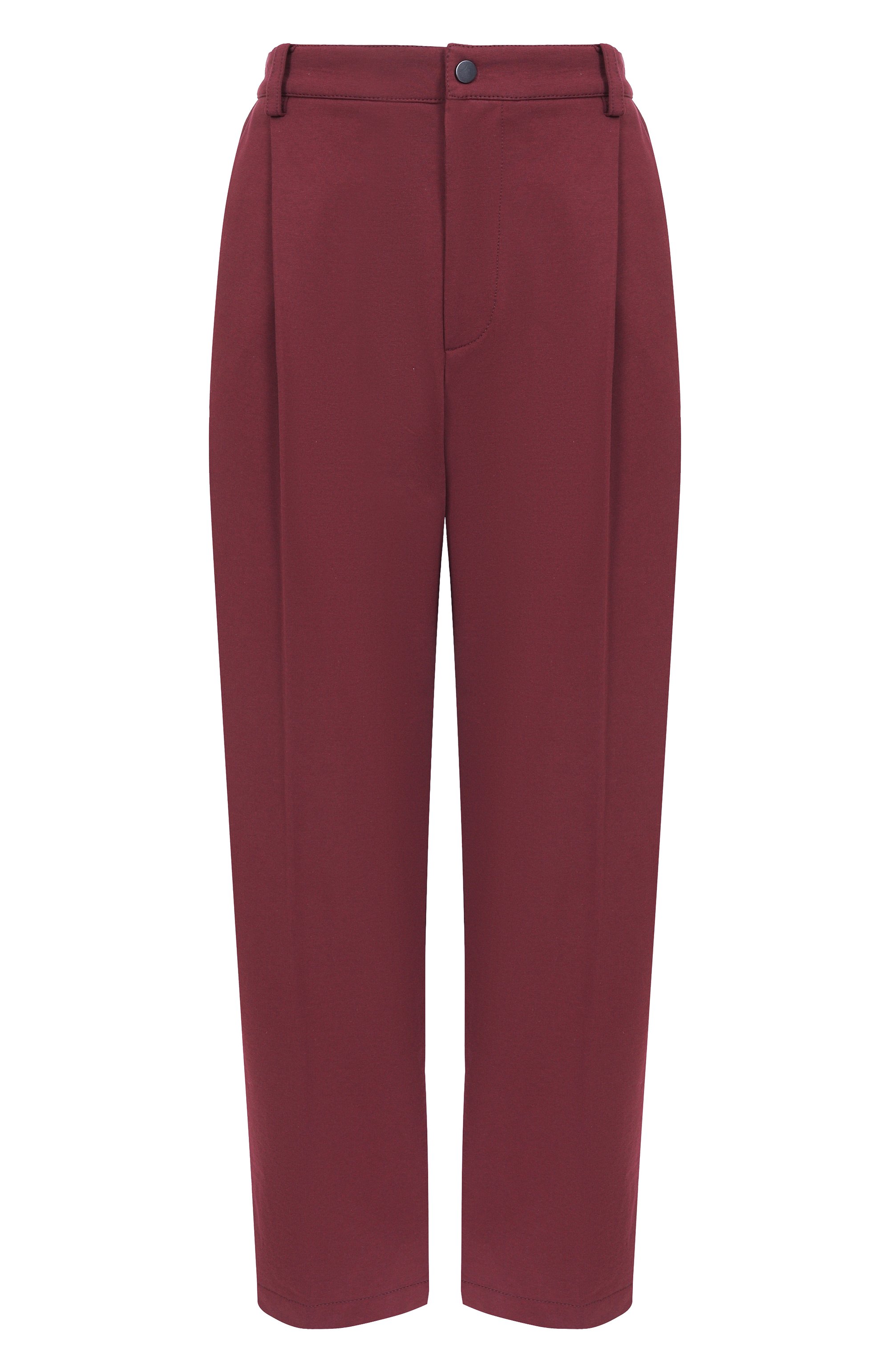 Хлопковые брюки BRUNELLO CUCINELLI бордового цвета по цене 178000 руб., арт. MP827SN799, фото 1 Хлопковые брюки BRUNELLO CUCINELLI, арт. MP827SN799, фото 1