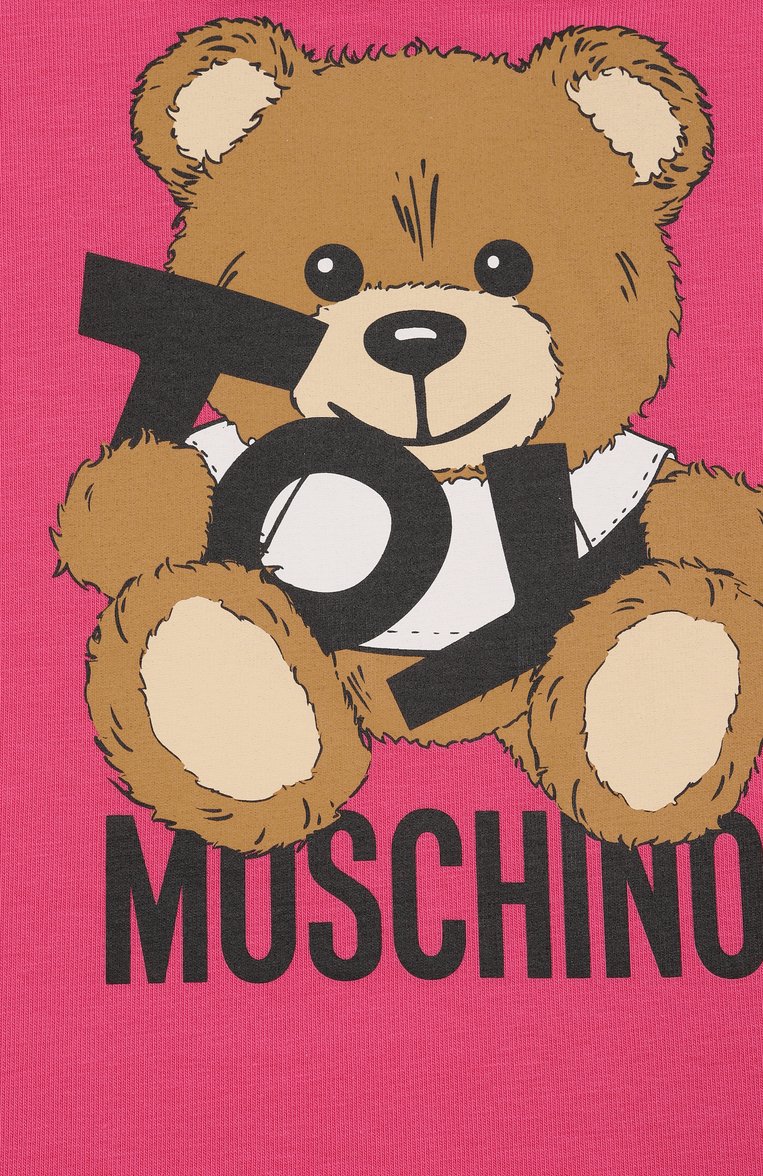 Хлопковая футболка MOSCHINO, арт. HDM060/LBA00/4-8, фото 1