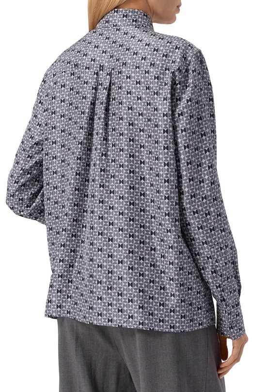 Шелковая рубашка MVST M25.1MW.B006/D10080 Серый  M25.1MW.B006/D10080 Фото 4